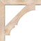 Ekena Millwork Balboa Block Smooth Bracket w/ Offset Brace, Douglas Fir, 7 1/2"W x 48"D x 48"H BKT0806X48X48BOA05SDF - alternate 2